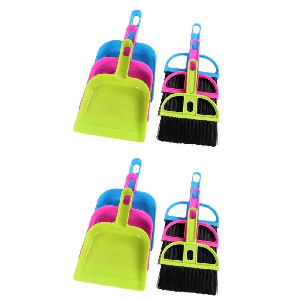 6 Sets Keyboard Cleaning Small Cleaning Brush Desktop Mini Broom-