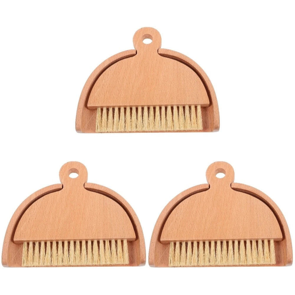 Set Of 3 Detail Brush Dustpan And Small Cleaning Brush Child-