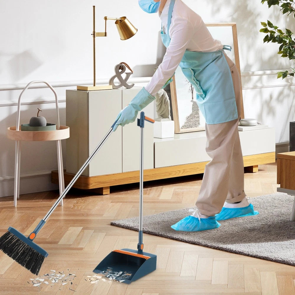 Broom Set Folding Broom Set Dad Smaller With Dustpan For Sweeping-