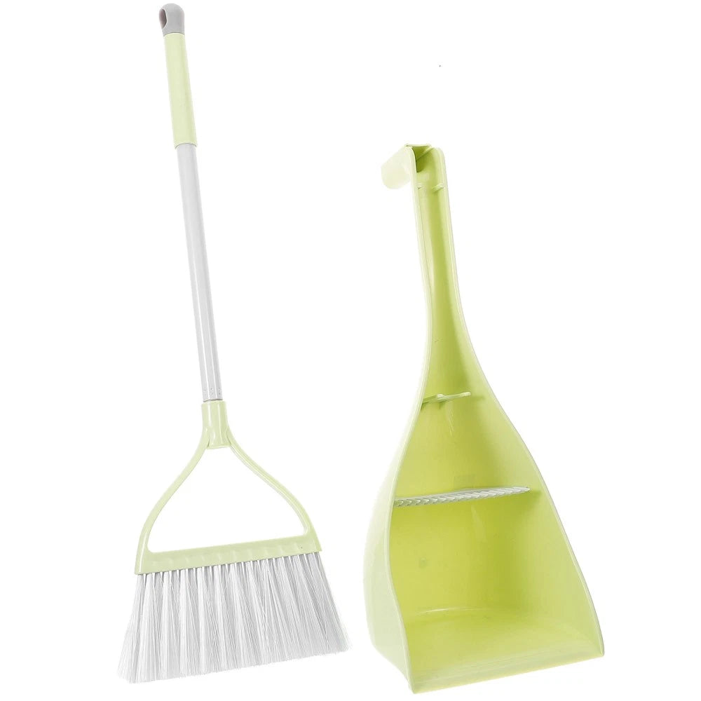 Children's Broom Set Baby Kids Cleaning Accessories Dustpan and Kit