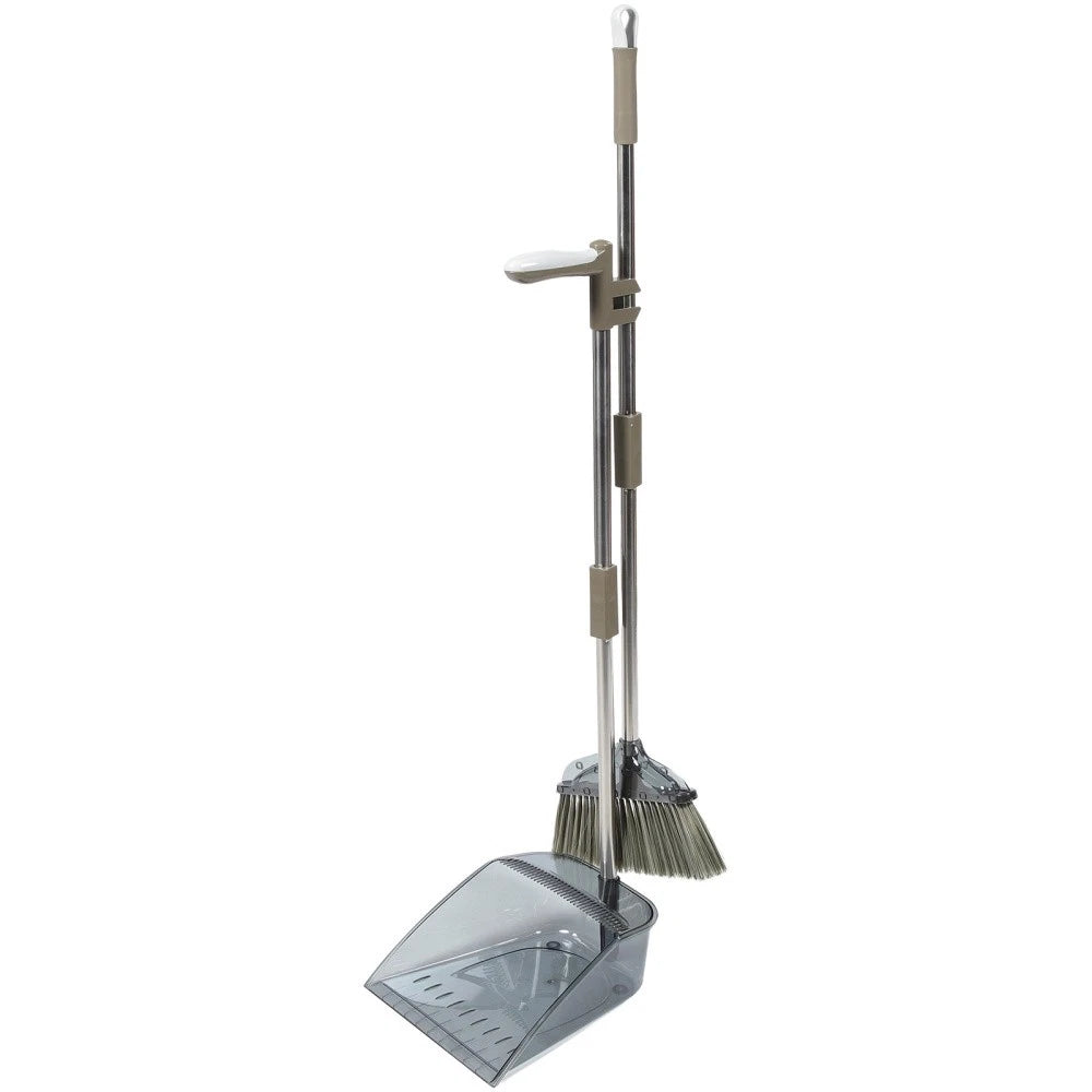 Soft Broom Sweeping Travel Floor Sweeper Duster Broom And Dustpan Set-