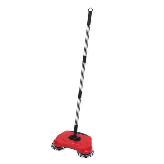 Hand Push Home Sweeper Floor Broom Carpet Outdoor Automatic Cleaner Dust Mop Set