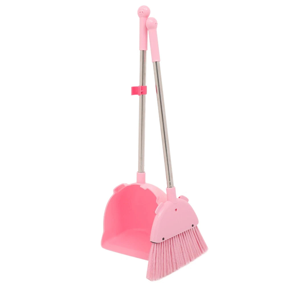 Broom Set For Kids Home Childrens Broom And Dustpan Baby Toddler-