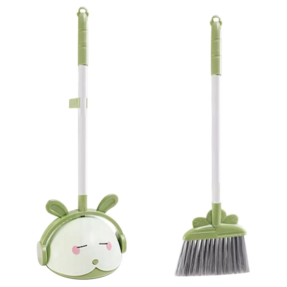 Broom Set For Kids Toddler And Dustpan Handheld Smaller With Dustpan-