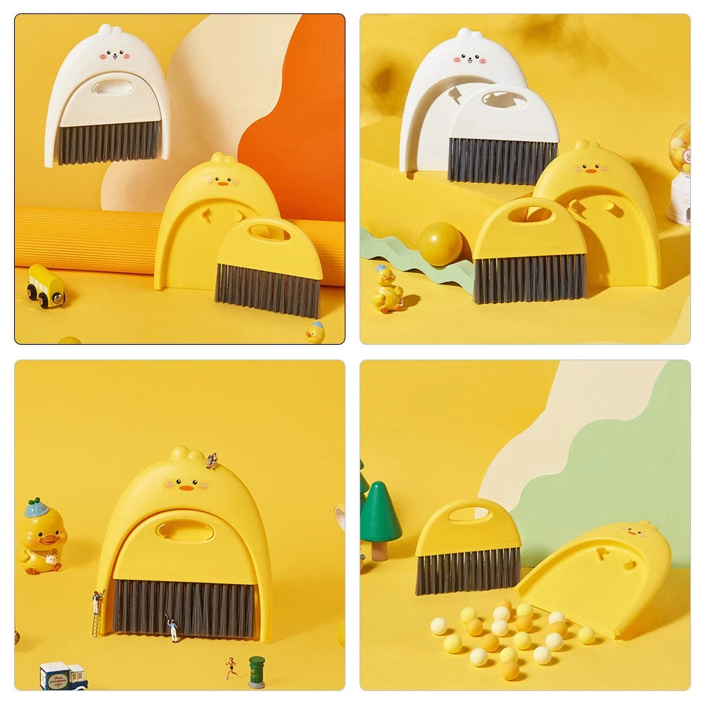 Mini Dustpan Set Baby Child Table Cleaning Brush And Small-