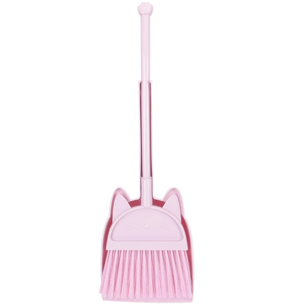 Children's Broom Set Childrens Sweeping Brush Toy Cleaning Toddlers Dustpan