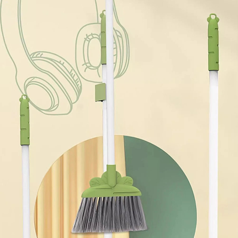 Broom Set For Kids Toddler Childrens Broom Handheld Smaller With Dustpan-