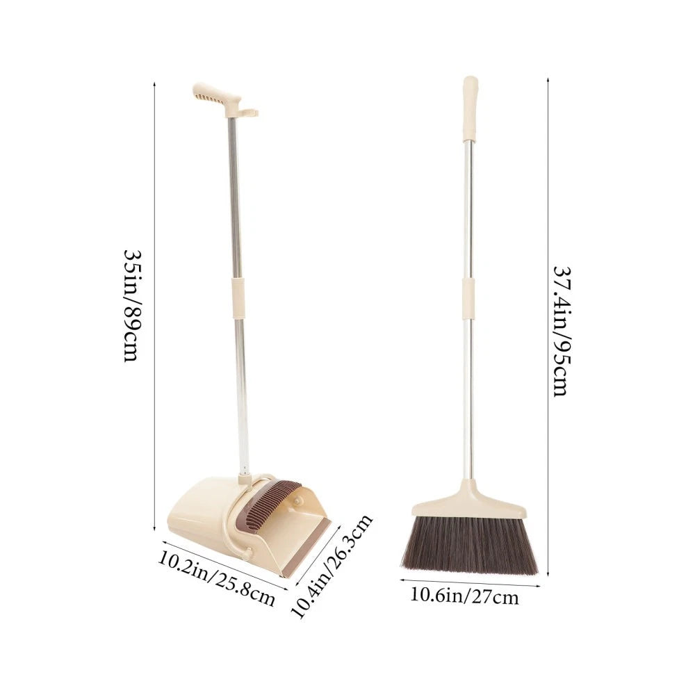 Broom Dustpan Set Office Broom Set For Home Home Cleaning Supplies-