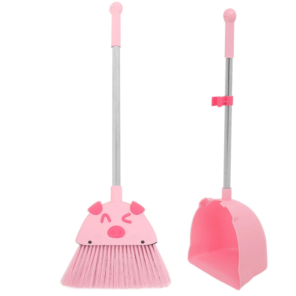 Broom Set For Kids Children Household Broom Dustpan Playset And Toddlers-