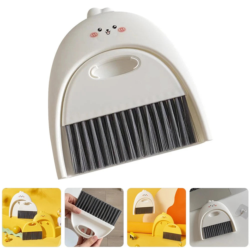 Mini Dustpan Set Baby Adorable Table Cleaning Brush And-