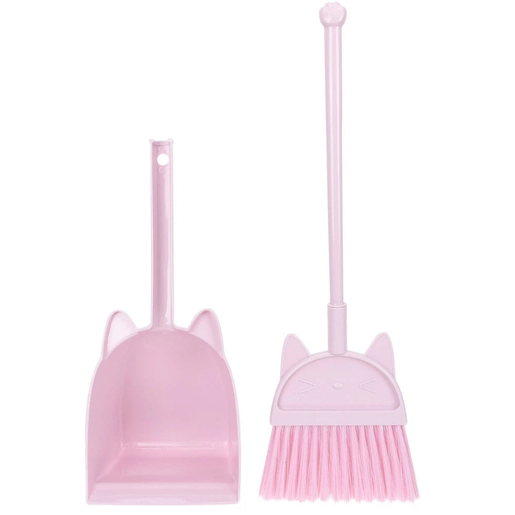 Children's Broom Set Kids Sweeping Brush Toy Toddler Classroom Cleaning Kit