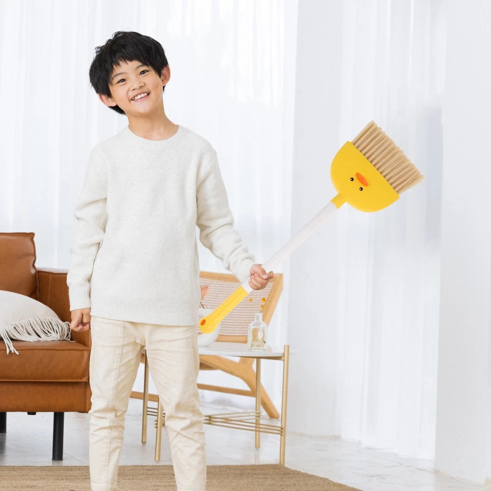 Small Broom Mop Set Child Toddler Cleaning Supplies Household Brush