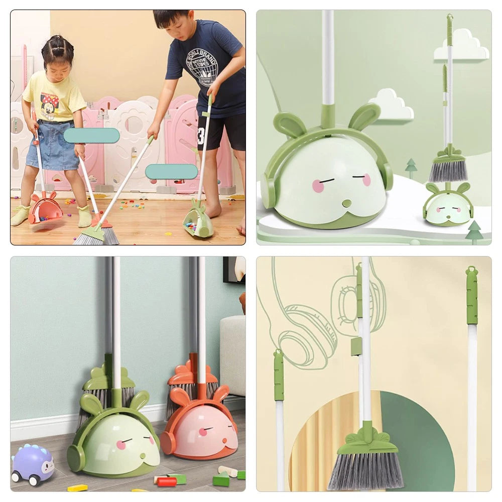Broom Set For Kids Toddler Children Cleaning Toy Small Gloom Stack Cute-