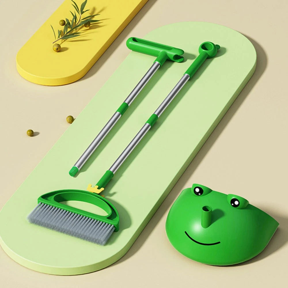 Children's Broom Set Baby with Dust Pan Household Cleaning Tools