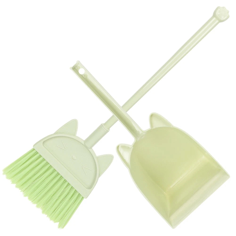Children's Broom Set Toddler Small and Dustpan Kids Cleaning Kit