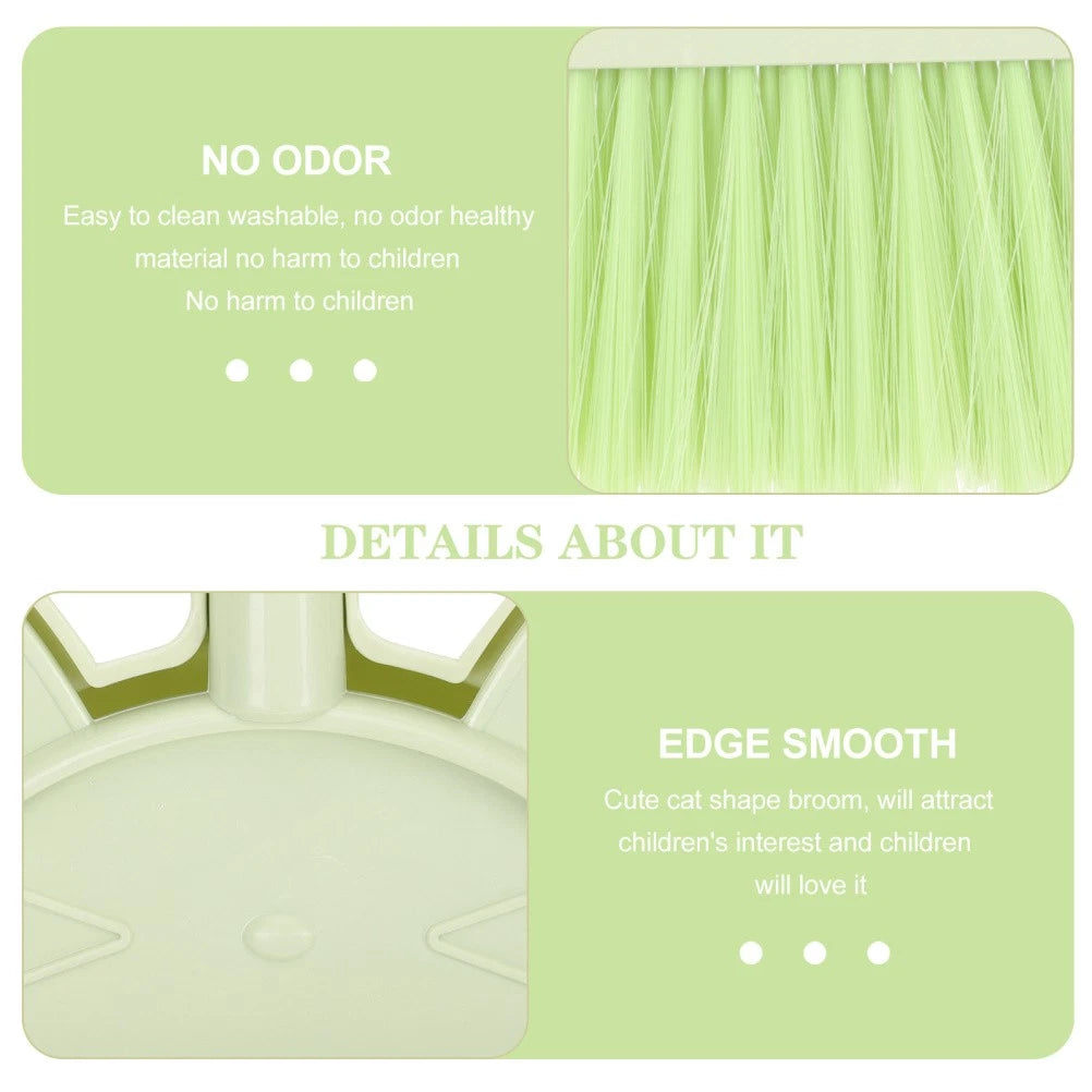 Children's Broom Set Toddler Small and Dustpan Kids Cleaning Kit