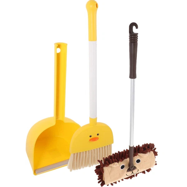 Small Broom Mop Set Child Toddler Cleaning Supplies Household Brush