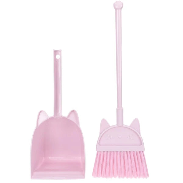 Children's Broom Set Childrens Sweeping Brush Toy Cleaning Toddlers Dustpan