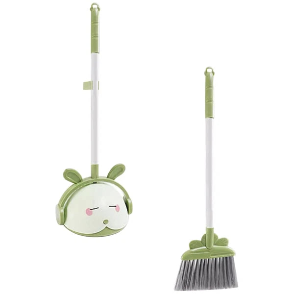 Broom Set For Kids Toddler Childrens Broom Handheld Smaller With Dustpan-
