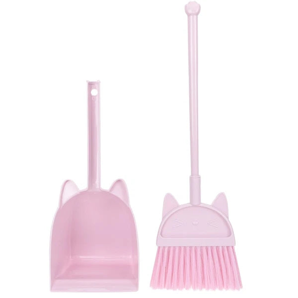 Children's Broom Set Kids Sweeping Brush Toy Toddler Classroom Cleaning Kit