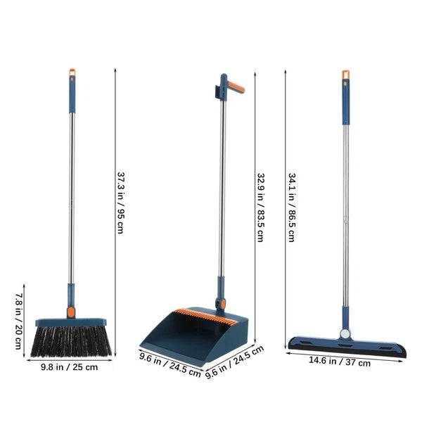 Broom Set Folding Broom Set Dad Smaller With Dustpan For Sweeping-