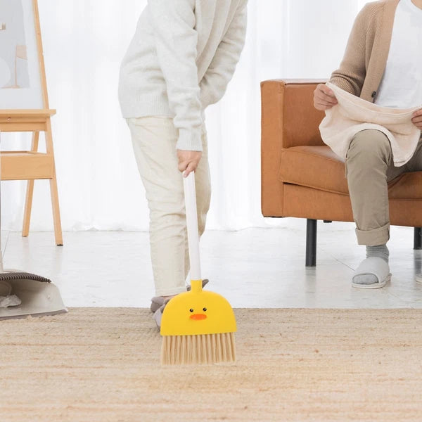 Small Broom Mop Set Child Toddler Cleaning Supplies Household Brush