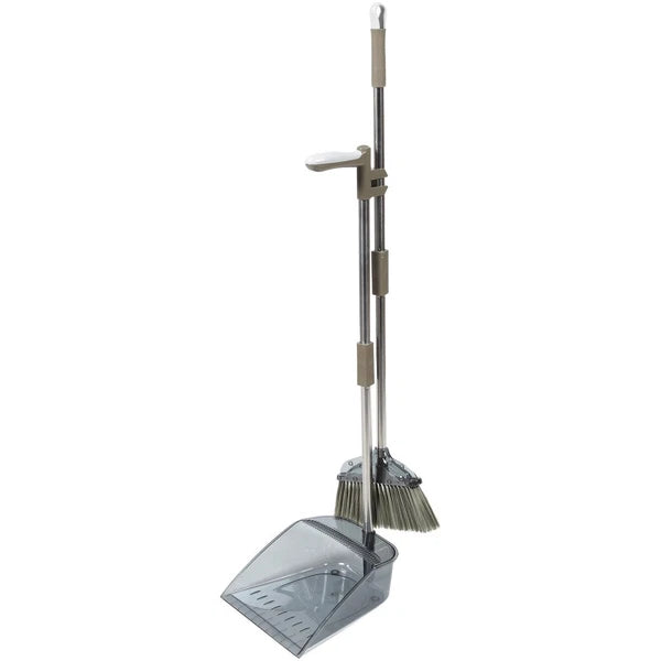 Soft Broom Sweeping Travel Floor Sweeper Duster Broom And Dustpan Set-