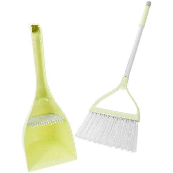 Children's Broom Set Toddler Kids Cleaning Accessories Dustpan for