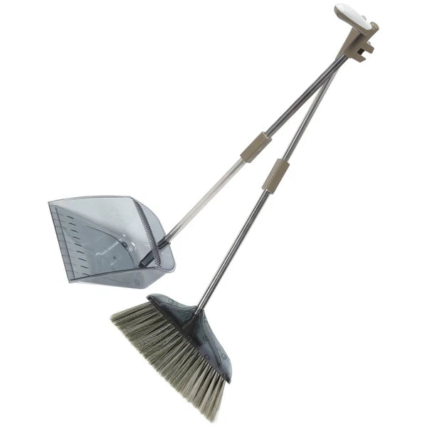Soft Broom Sweeping Office Broom And Dustpan Set Household Cleaning Broom-