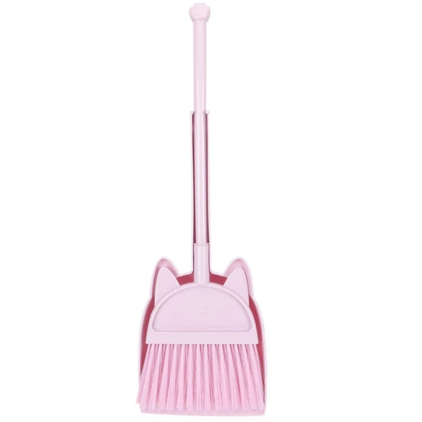 Children's Broom Set Kids Sweeping Brush Toy Toddler Classroom Cleaning Kit