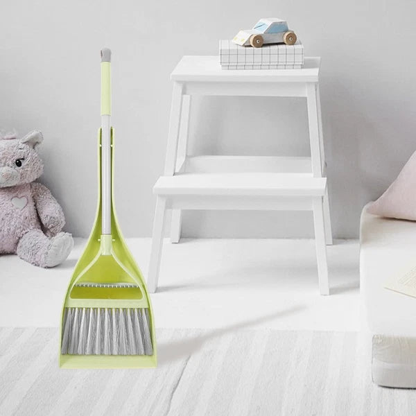 Children's Broom Set Baby Kids Cleaning Accessories Dustpan and Kit