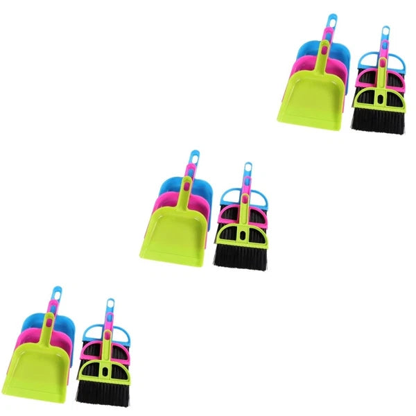 6 Sets Keyboard Cleaning Small Cleaning Brush Desktop Mini Broom-