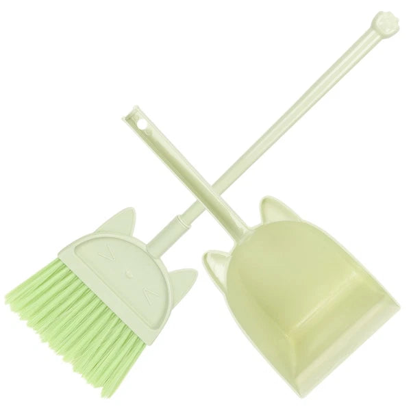 Children's Broom Set Toddler Small and Dustpan Kids Cleaning Kit