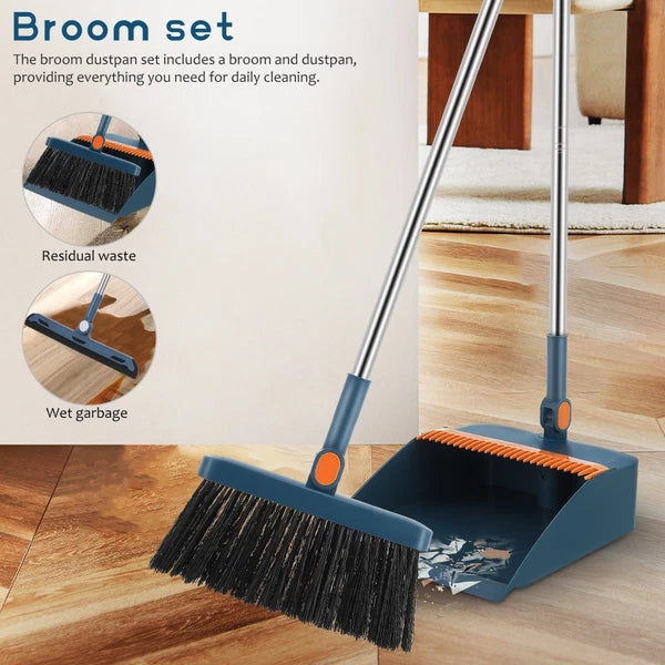 Broom Set Folding Broom Set Dad Smaller With Dustpan For Sweeping-