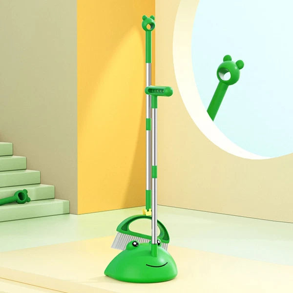 Children's Broom Set Baby with Dust Pan Household Cleaning Tools
