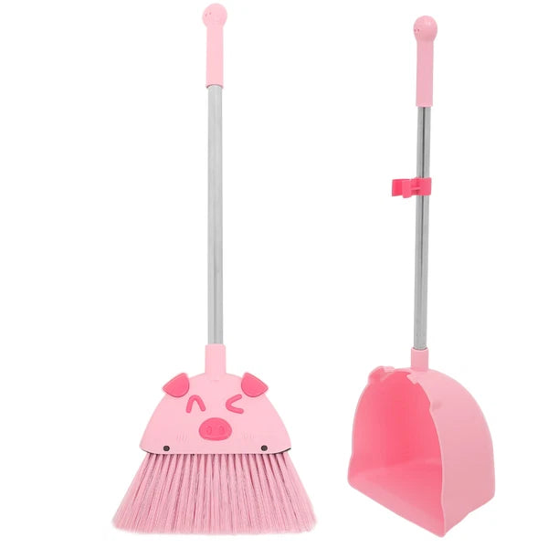 Broom Set For Kids Children Household Broom Dustpan Playset And Toddlers-