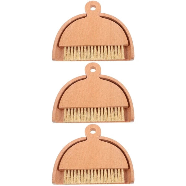 Set Of 3 Detail Brush Dustpan And Small Cleaning Brush Child-
