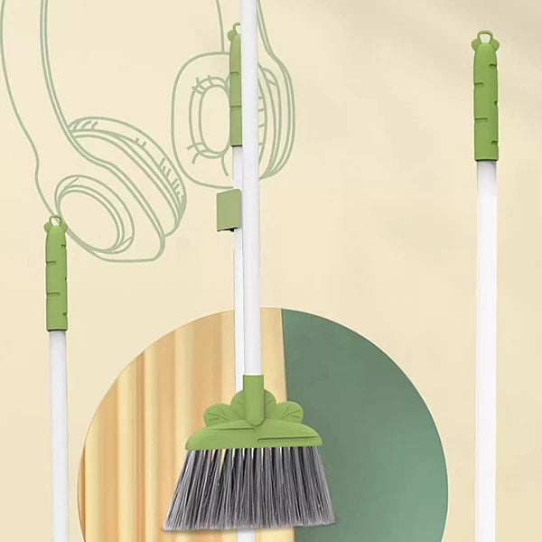 Broom Set For Kids Toddler Childrens Broom Handheld Smaller With Dustpan-