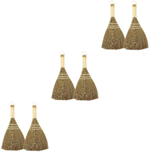 Set of 3 Desktop Duster Baby Dad Broom Chinese Brooms Sweeping Indoor
