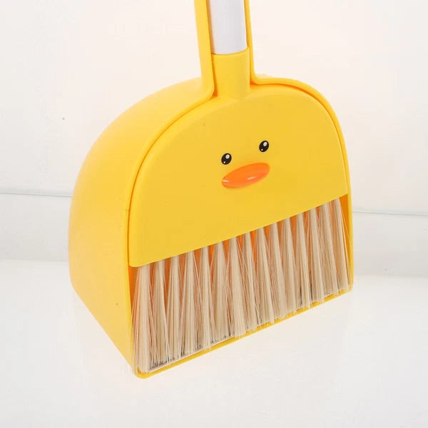 Small Broom Mop Set Child Toddler Household Cleaning Supplies and Dustpan