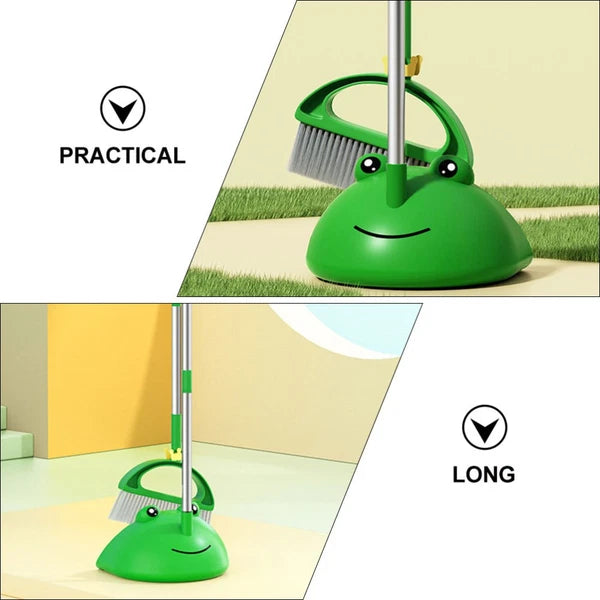 Children's Broom Set Baby with Dust Pan Household Cleaning Tools