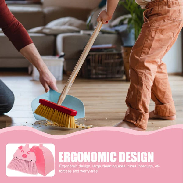 Broom Set For Kids Children Household Broom Dustpan Playset And Toddlers-