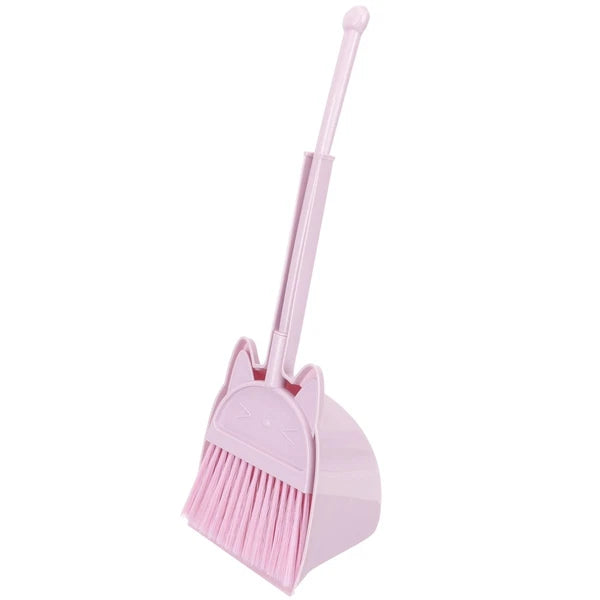 Children's Broom Set Kids Sweeping Brush Toy Toddler Classroom Cleaning Kit