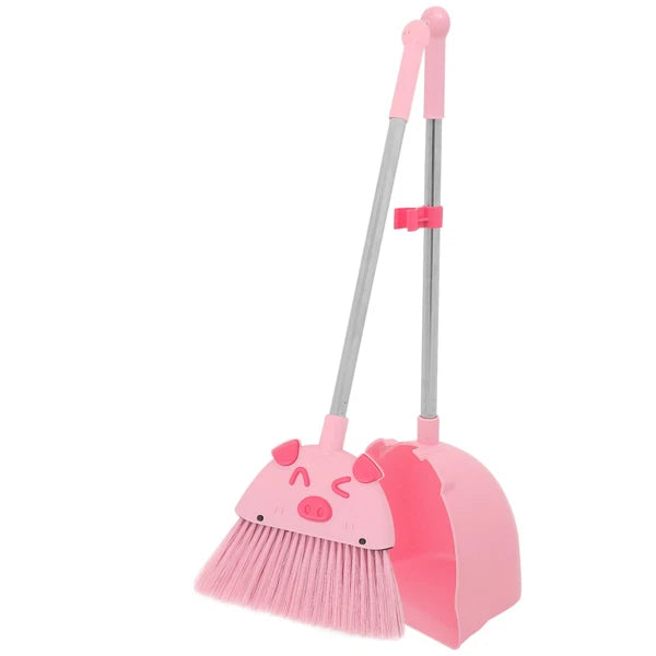 Broom Set For Kids Children Household Broom Dustpan Playset And Toddlers-