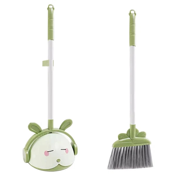 Broom Set For Kids Toddler And Dustpan Handheld Smaller With Dustpan-