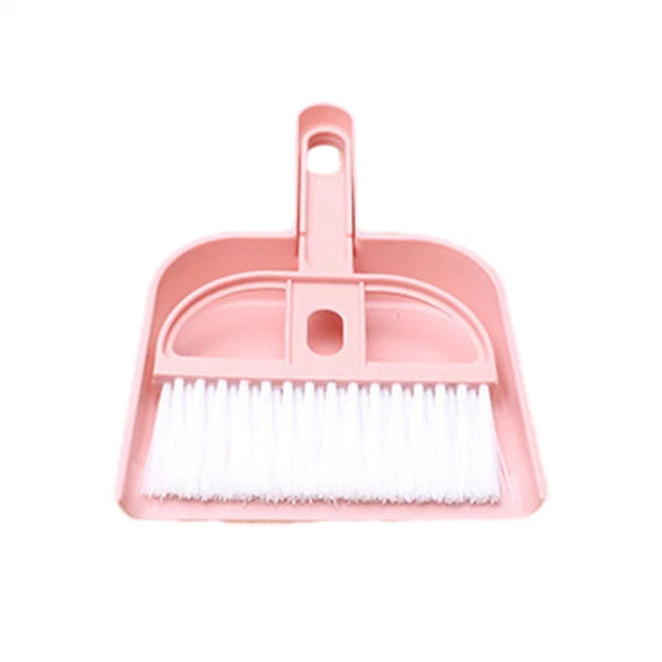 Small Mini Whisk Broom And Dust Pan Set Ergonomic Handle Kids Heavy Duty Durable