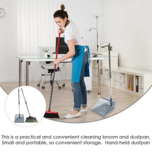 Soft Broom Sweeping Office Travel Home Cleaning Dustpan Hand Sweeper And-