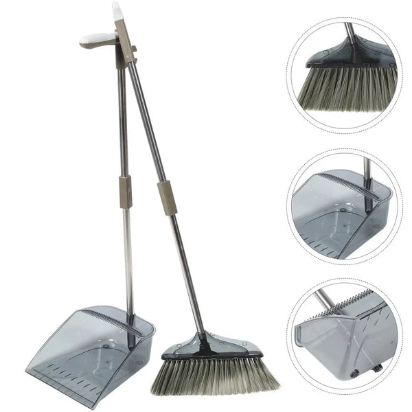 Soft Broom Sweeping Office Broom And Dustpan Set Household Cleaning Broom-