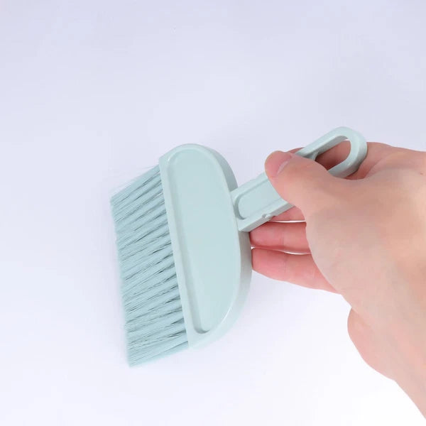 6 Sets Reptile Mini Broom Dustpan Set Pet Cleaning Tool Supplies (Blue)