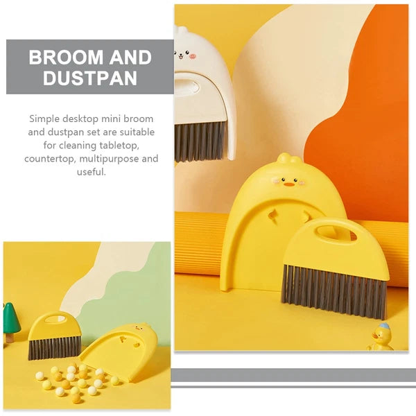 Mini Dustpan Set Baby Child Table Cleaning Brush And Small-
